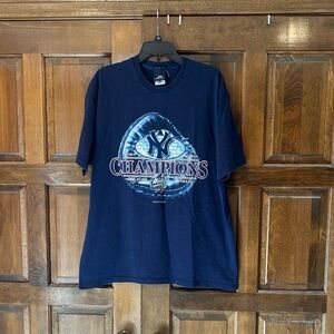 New York Yankees MLB World Series Champions 1999 Pro Player Size XL Navy Blue NY